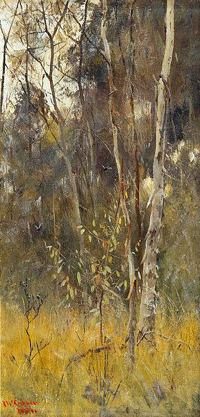 Frederick Mccubbin At the Falling of the Year Norge oil painting art